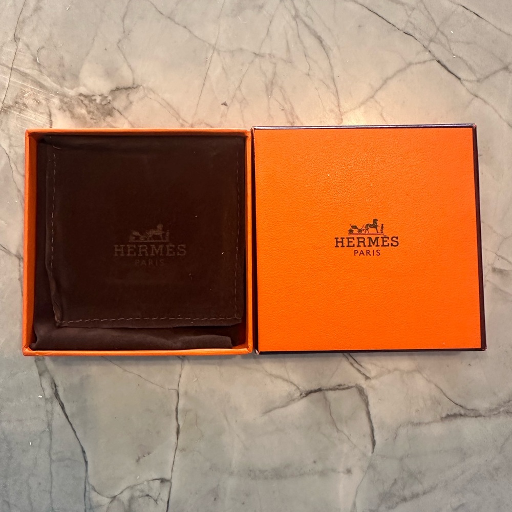 Hermes box and jewelry bag